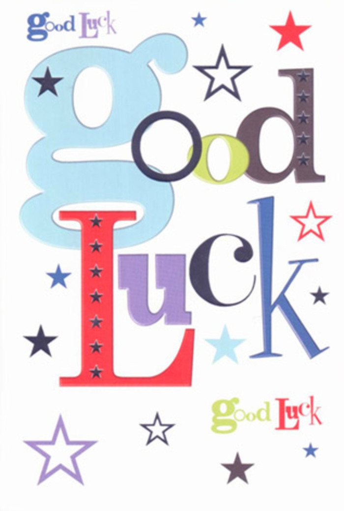 Alive with Crofton Park's vibrant character, this luck-themed card unfolds like an exuberant narrative of hope and celebration. Each letter is an individual-some broad and gentle in pastel blue, others lean and sharply drawn in ink-black or spirited crimson, fusing together into a joyous chorus. Bright, multi-coloured stars seem to tumble across the uncluttered white surface, reminiscent of the twinkle of festoon lights seen from the local cafés along Brockley Road. There's a buoyant, almost audible energy to the layout, as if the card is quietly cheering from nearby Ladywell Fields, lending its steadfast support. The generous use of negative space between letters and stars allows every vivid shade to pop, bringing both a modern edge and deep comfort. When you hold this card, the weight and smoothness suggest a love for craftsmanship akin to carefully arranged petals by a Crofton Park florist. More than a mere message, it's a lucky charm meant to accompany someone embarking on a new journey-infused with sincere belief, cheerful encouragement, and that distinct Crofton Park warmth that stays close to the heart.